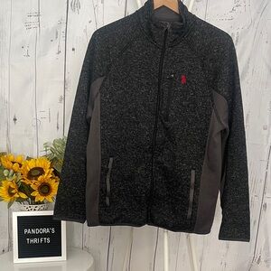 U.S. Polo Assn. Charcoal and Dark Gray Performance Jacket Size L Preowned